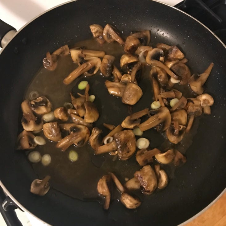 mushrooms with green onion and marsala wine