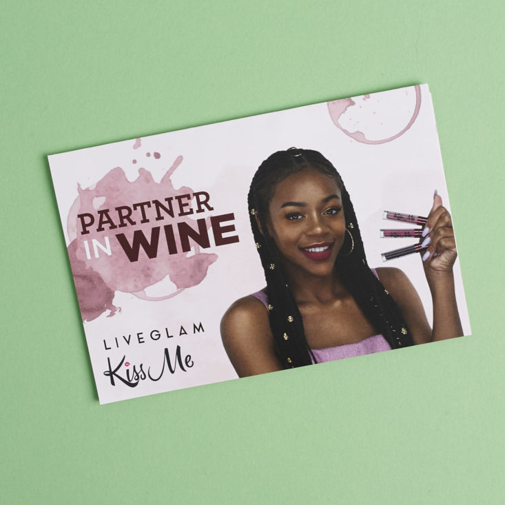 Partner in Wine info pamphlet