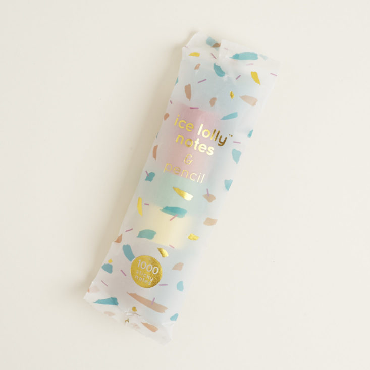 ice lolly notes package
