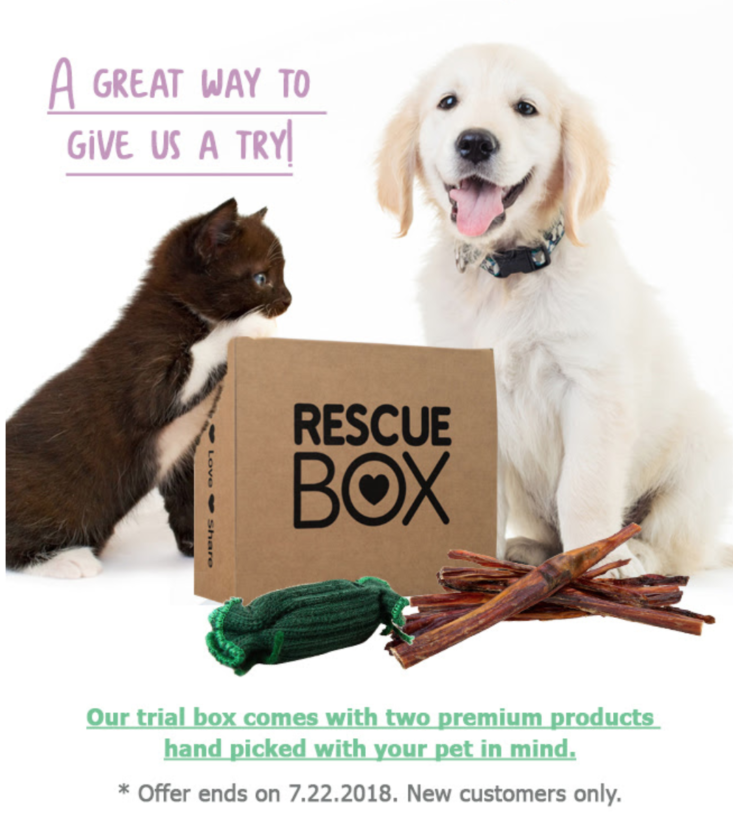 rescue box for dogs