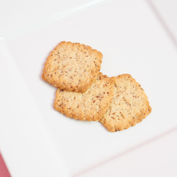 yummy bazaar crackers on plate