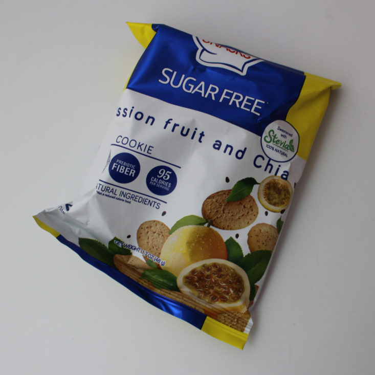 Nutri Snacks Sugar Free Passion Fruit and Chia Cookies (1.7 oz) 