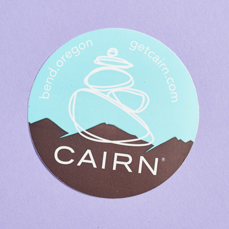 Cairn August 2018 - 0004 sticker