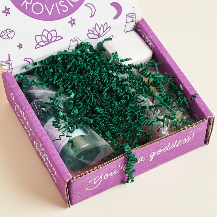 goddess provisions unboxing