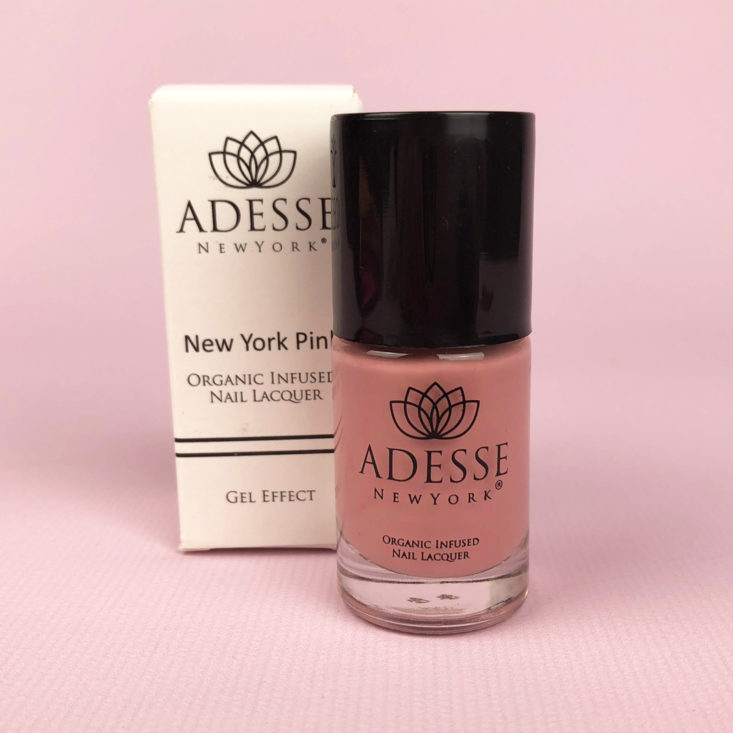 ADESSE NEW YORK Gel Effect Nail Polish in New York Pink, 11ml -