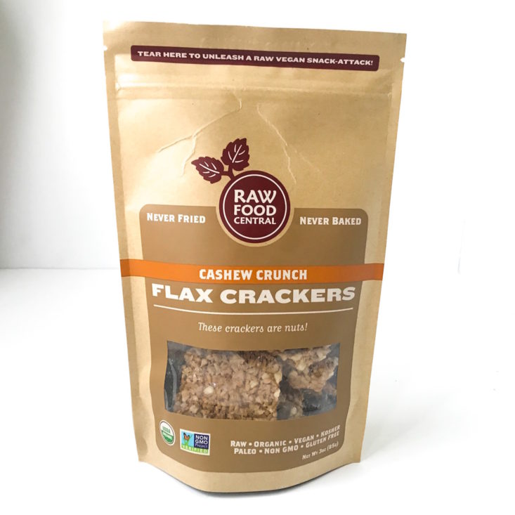 Raw Food Central Curt’s Classic Flax Crackers, 3 oz
