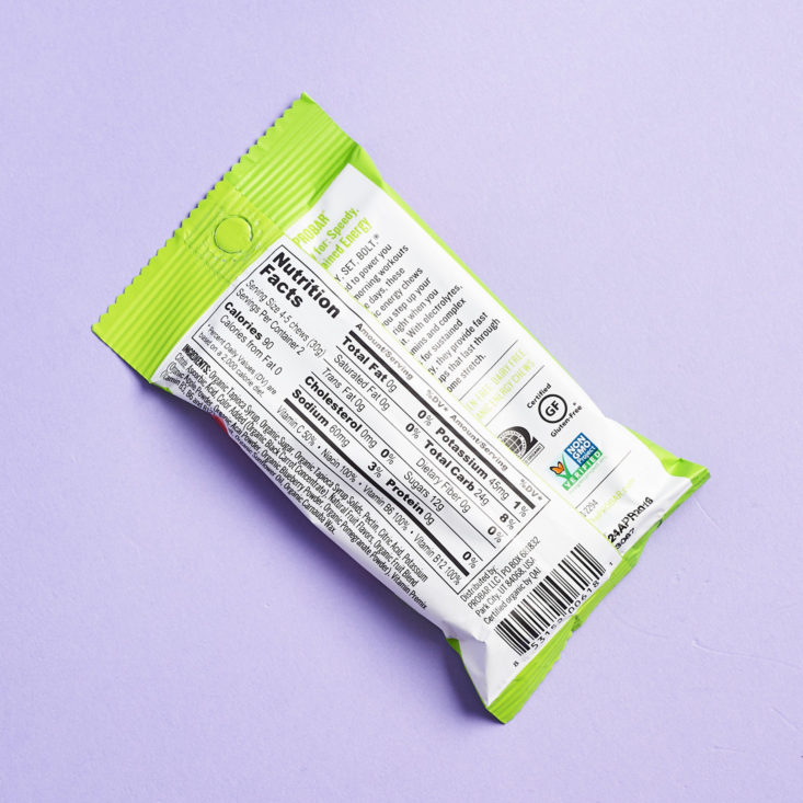 kloverbox pro bar nutrition