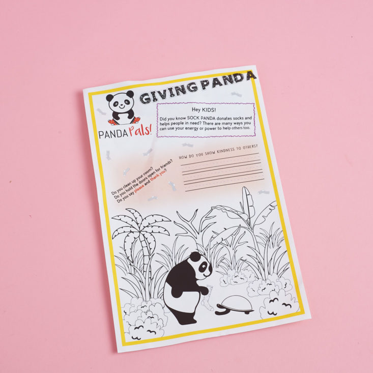 Panda Pals Activity Sheet