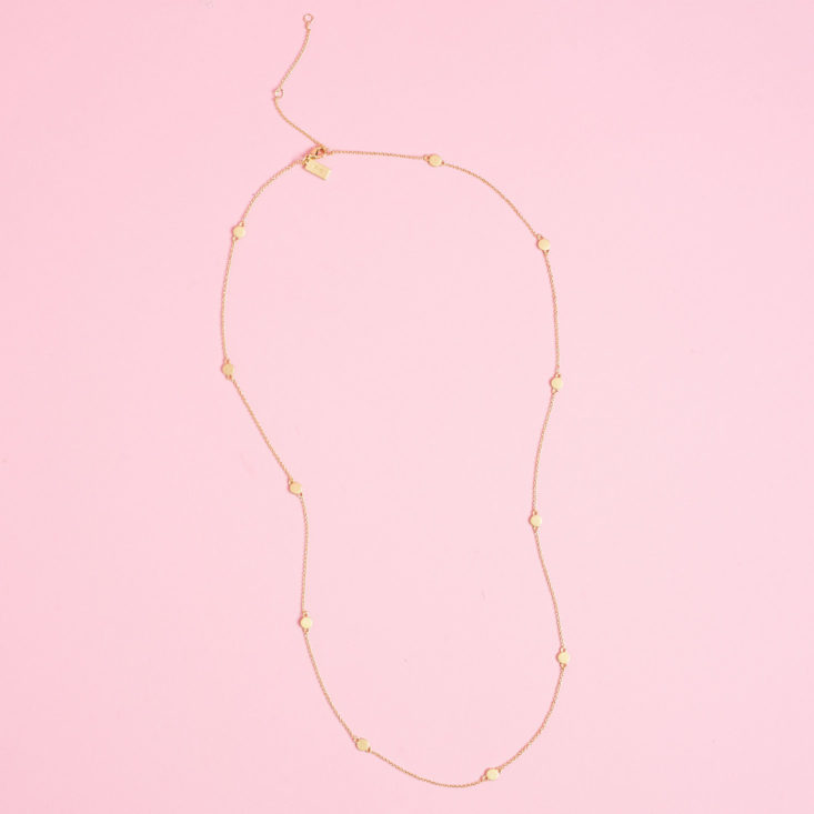 penny and grace long chain necklace
