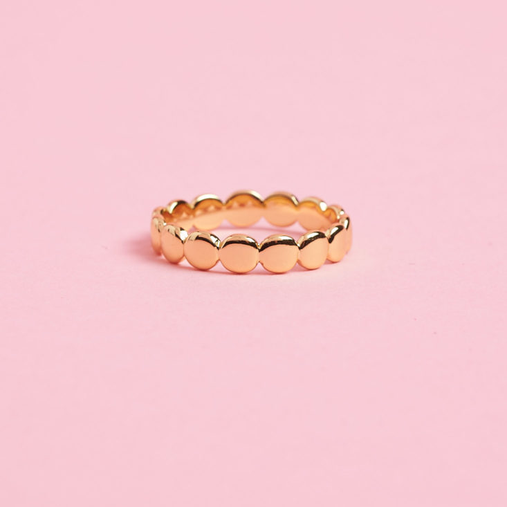 penny and grace gold circle ring