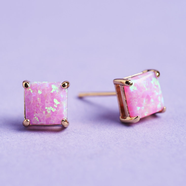 rocksbox glitter stud earrings