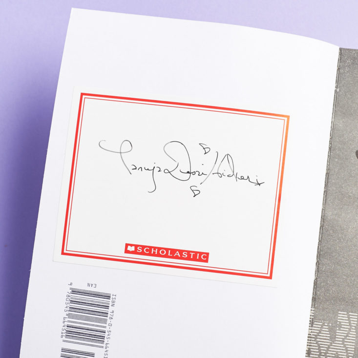 sanaya set autographed book plate