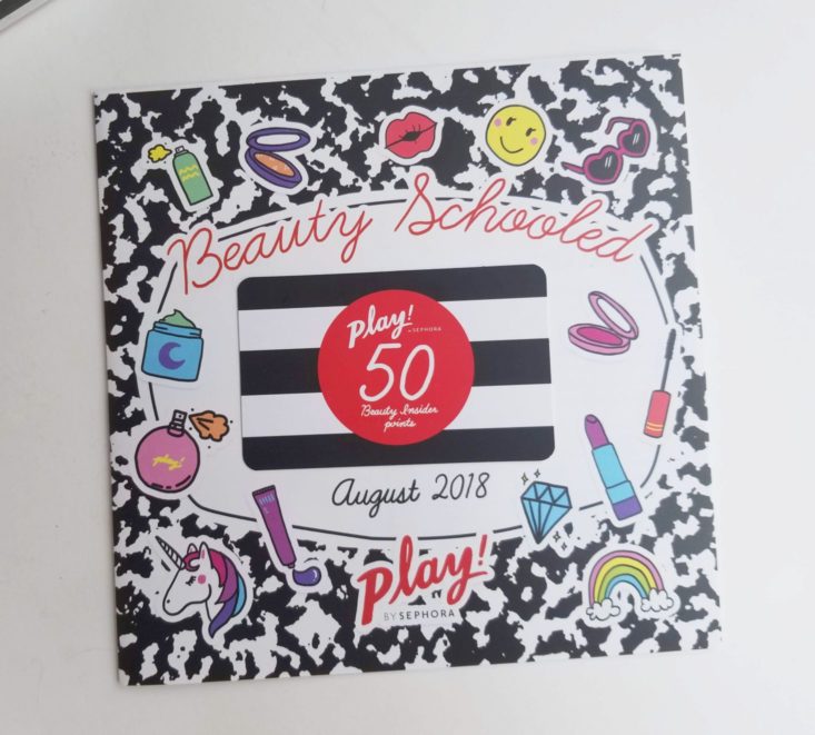 Sephora Play Augustbox 361 play pass
