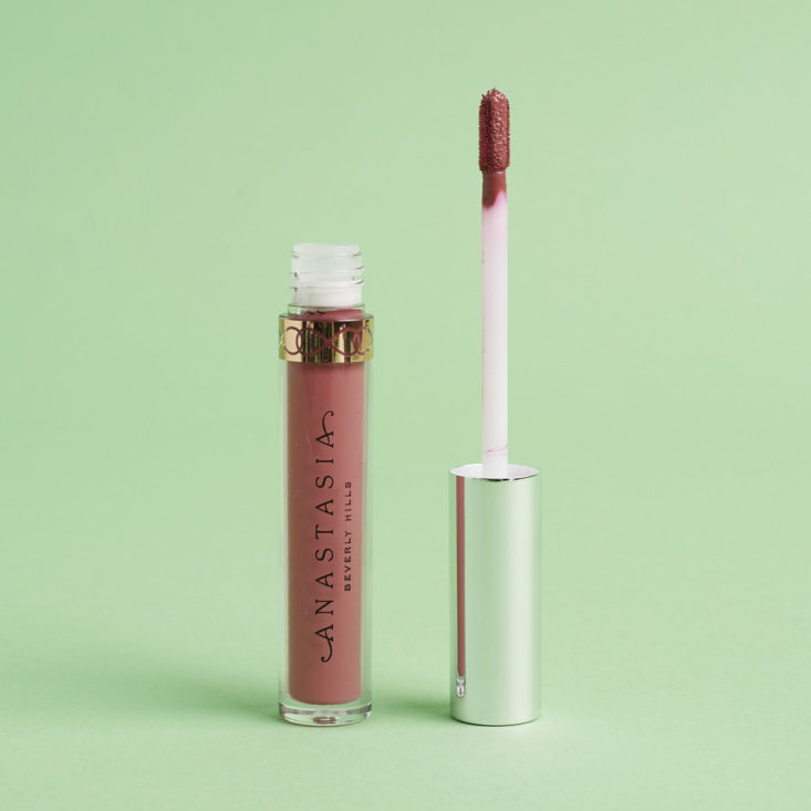 open Anatasia Beverly Hills Liquid Lipstick in Dusty Rose
