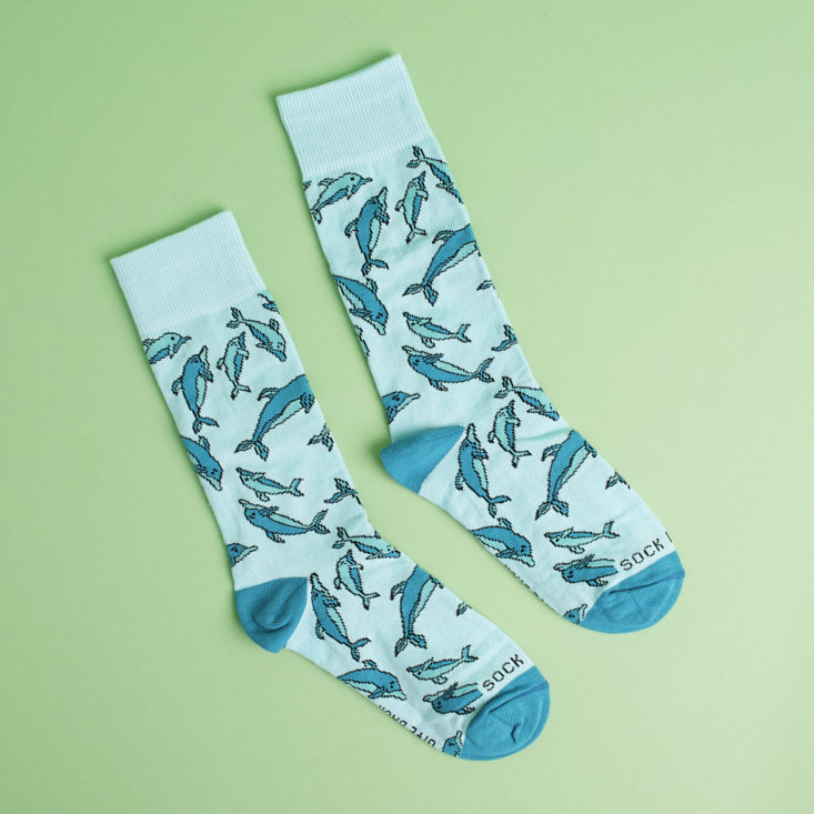 Dolphin patterned socks