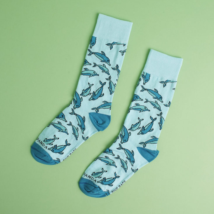 other side of Dolphin patterned socks