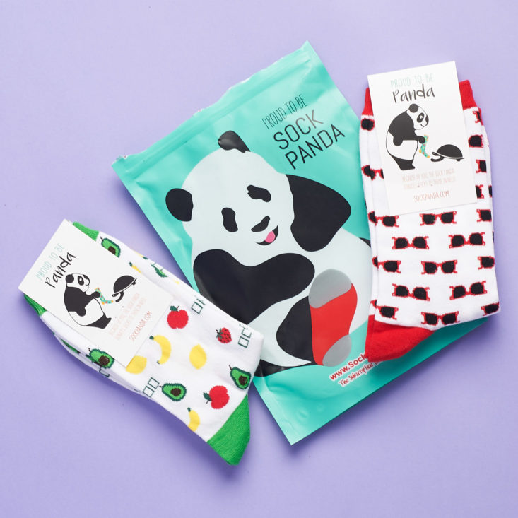 Sock Panda Subscription Box August 2018 Review