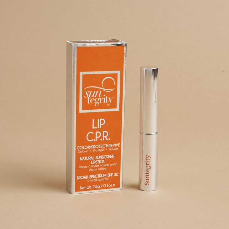 Suntegrity Lip CPR Natural Sunscreen Lipstick in Solar Rose