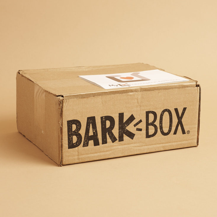 BarkBox September 2018 - Box Front View