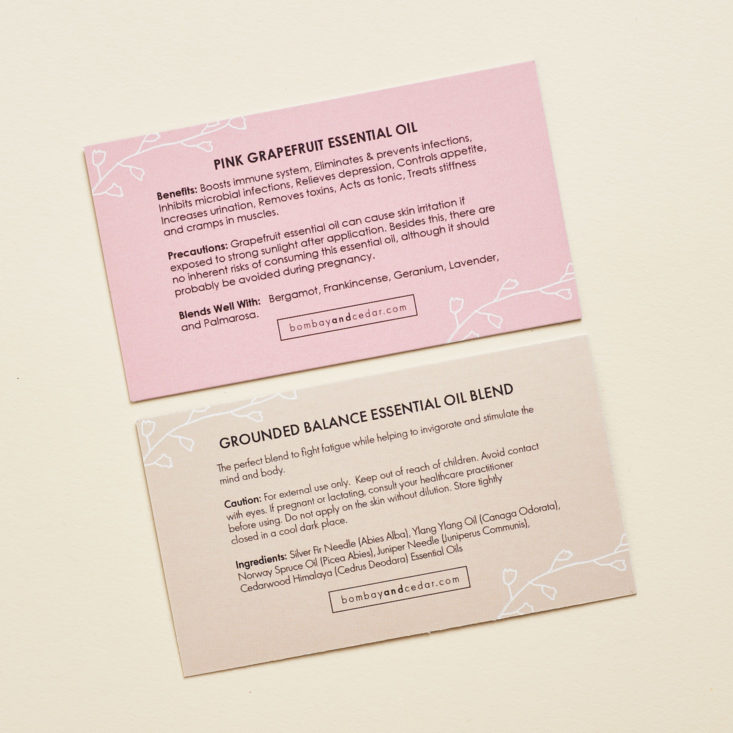 bombay and cedar essential oils information