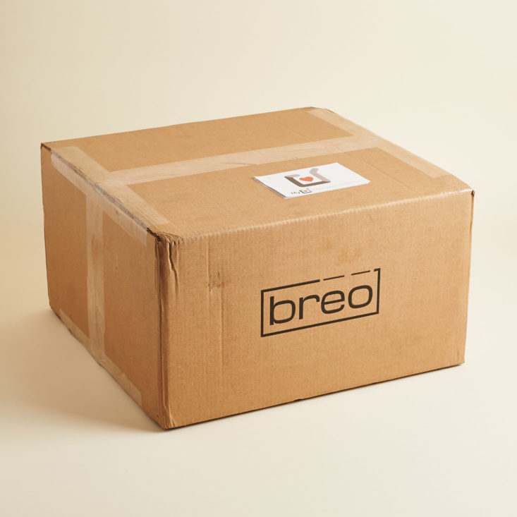 Breo Box Fall September 2018 - Box Review Front