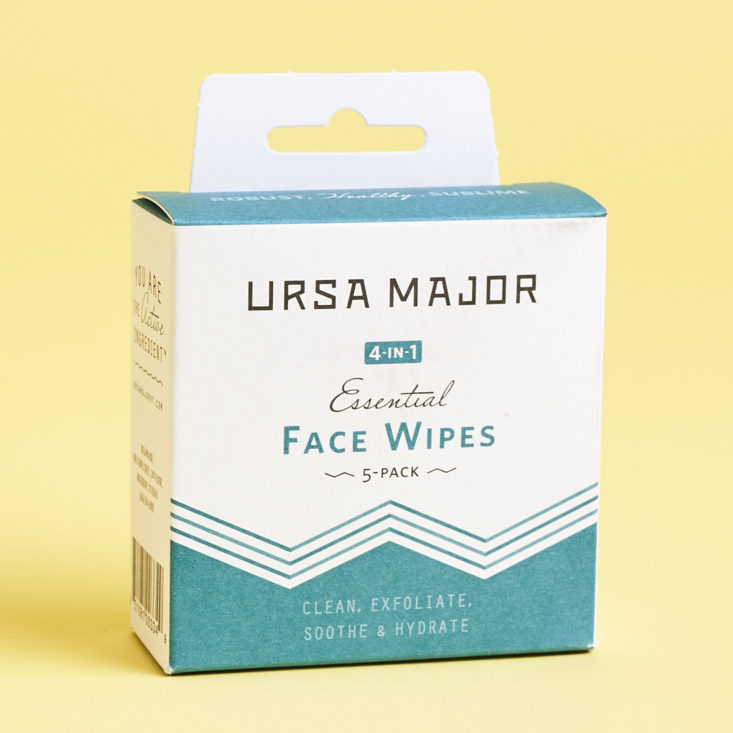 Cairn September 2018 - Ursa Major Face Wipes 5 Pack Front