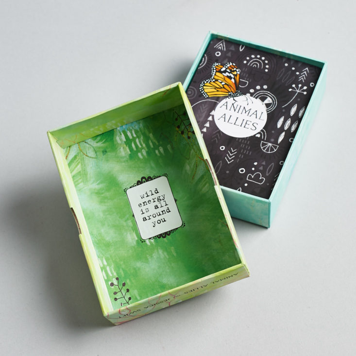 Goddess Provisions Wild Wisdom animal allies cards box