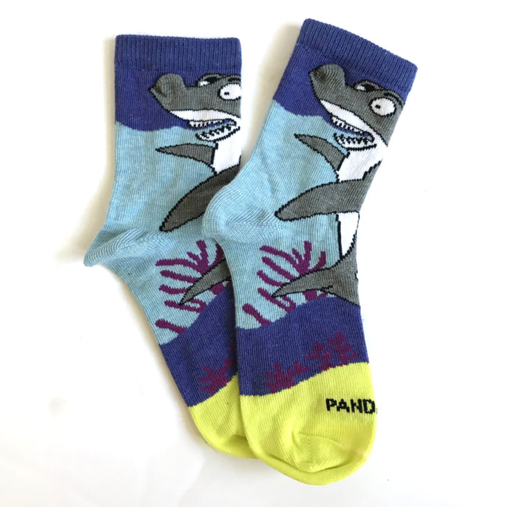 Panda Pals September 2018 - shark socks