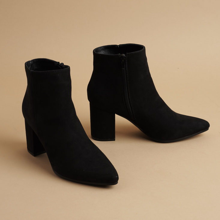 shoedazzle black booties for fall