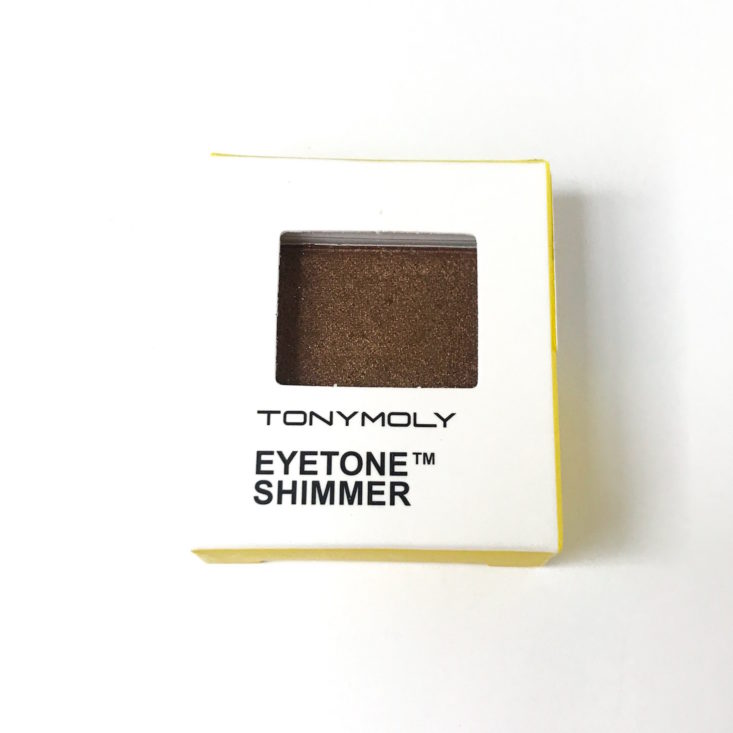 TonyMoly Eye Tone Single Shadow in Cigar Toast, 1.7 g