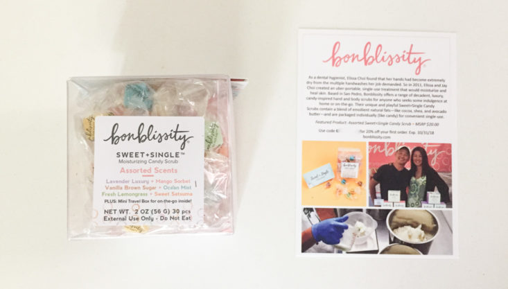 Assorted Sweet+Single Candy Scrub by Bonblissity