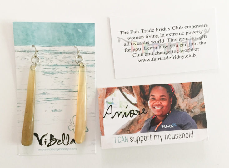 fair trade friday earring of the month september 2018 review