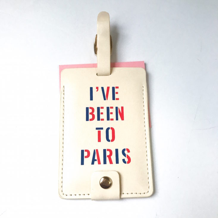 I’ve Been To Paris Getaway Luggage Tag 