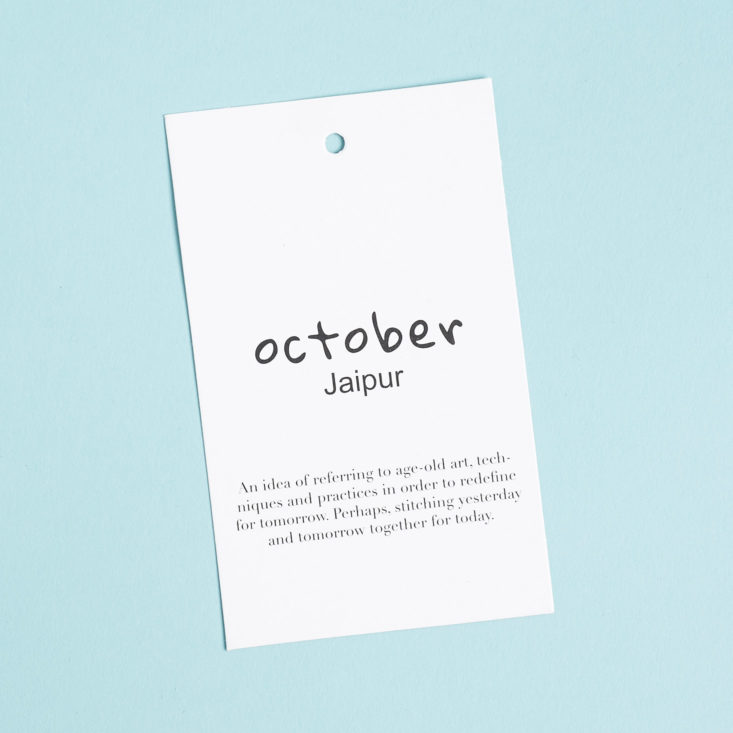 causebox welcome box october tag