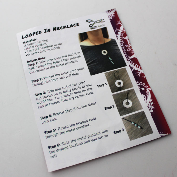 darn good beads info card