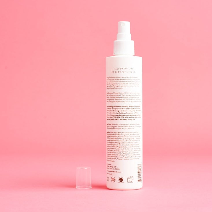 Detox Market October 2018 - Sweet Spirit Leave-In Conditioner Back