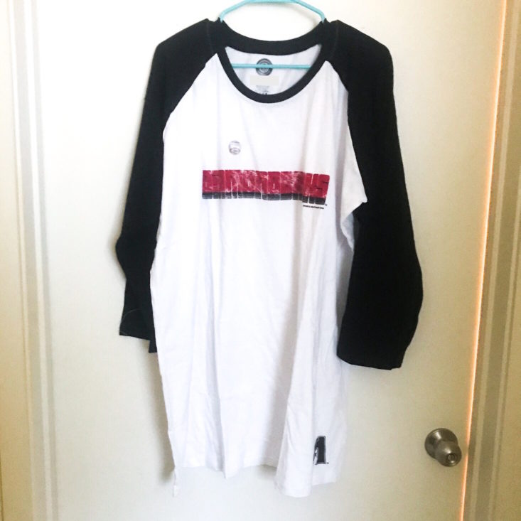 Diamond Crate By Sports Crate That 70’s Crate Review September 2018 - Raglan Shirt Front