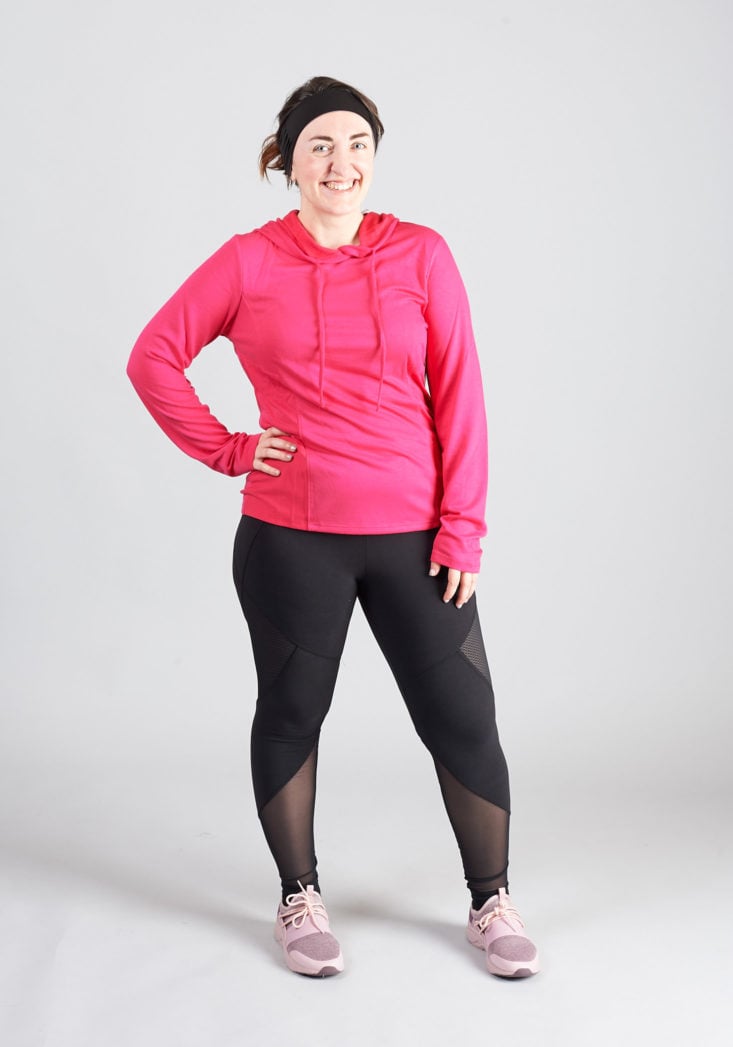 ellie october think pink fitness outfit