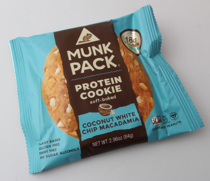 Fit Snack Box October 2018 - Munk Pack Protein Cookie Top
