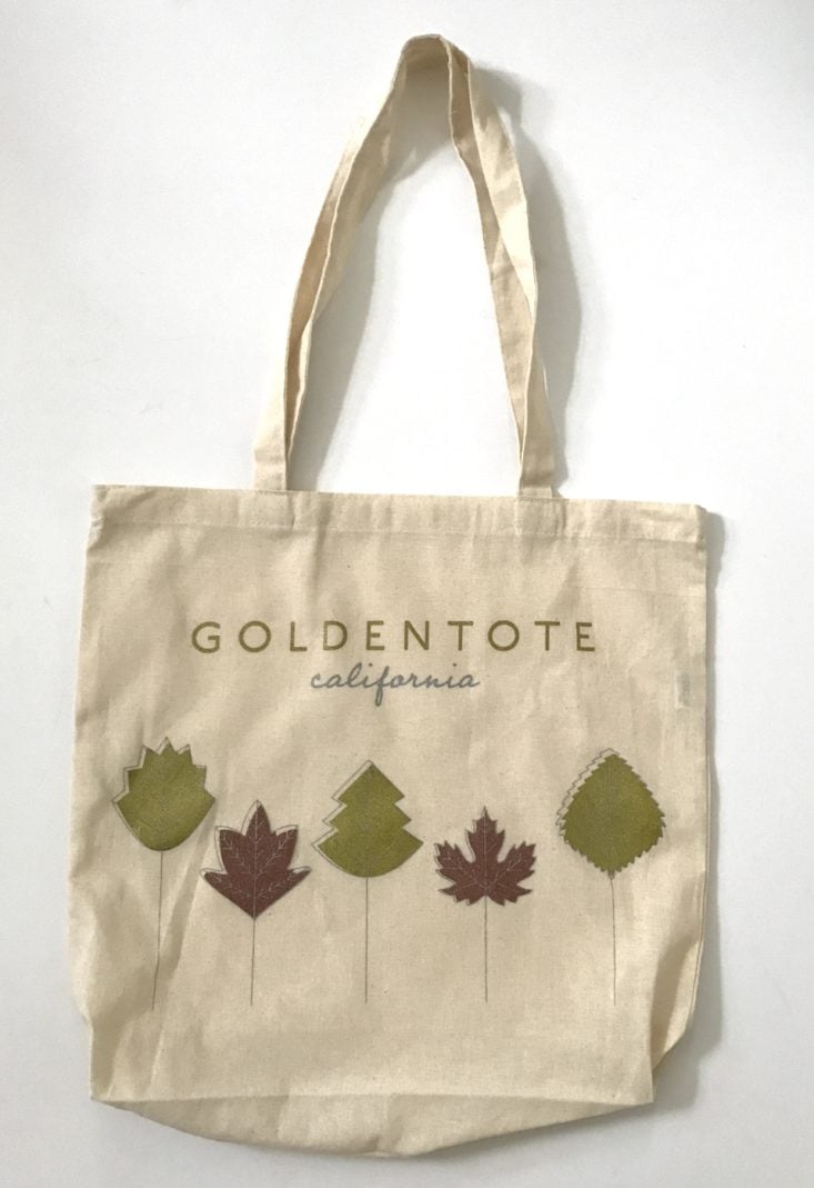 Golden Tote October 2018 - Bag Front View