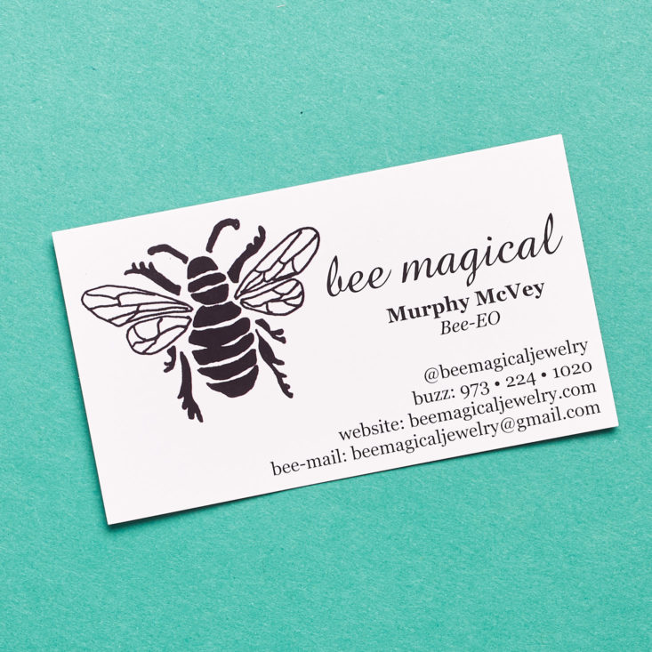 Kloverbox bee card