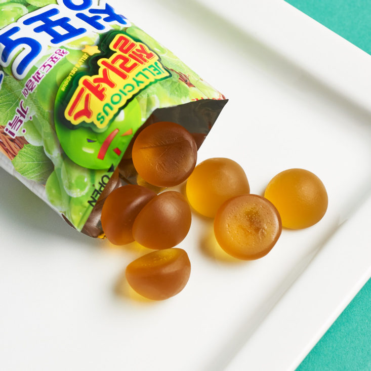 Korean Snacks Box October 2018 - lotte Jellycious Open