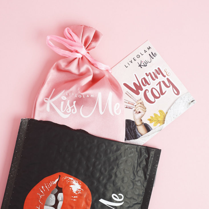KissMe mailer with items popping out