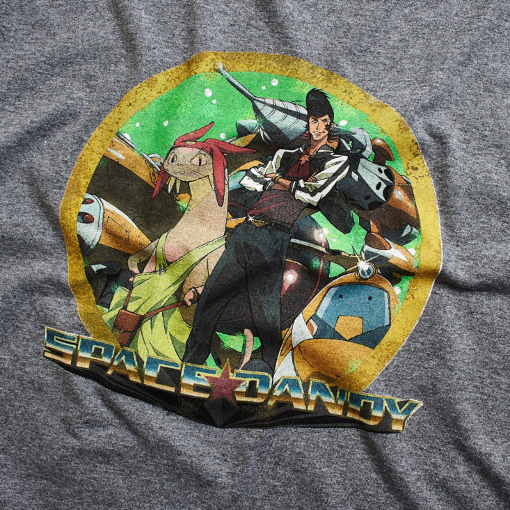 loot anime defend space dandy tee