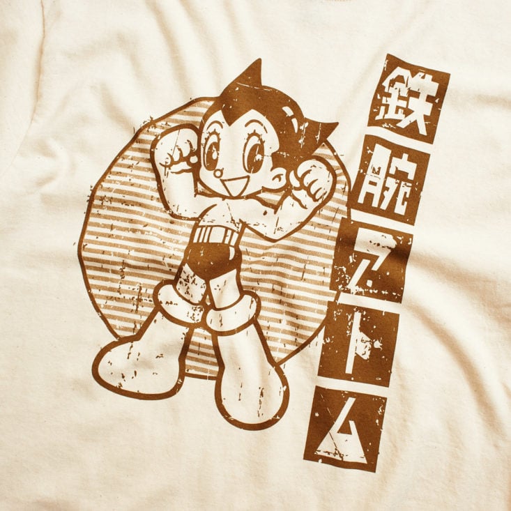 loot anime defend astroboy beige tshirt