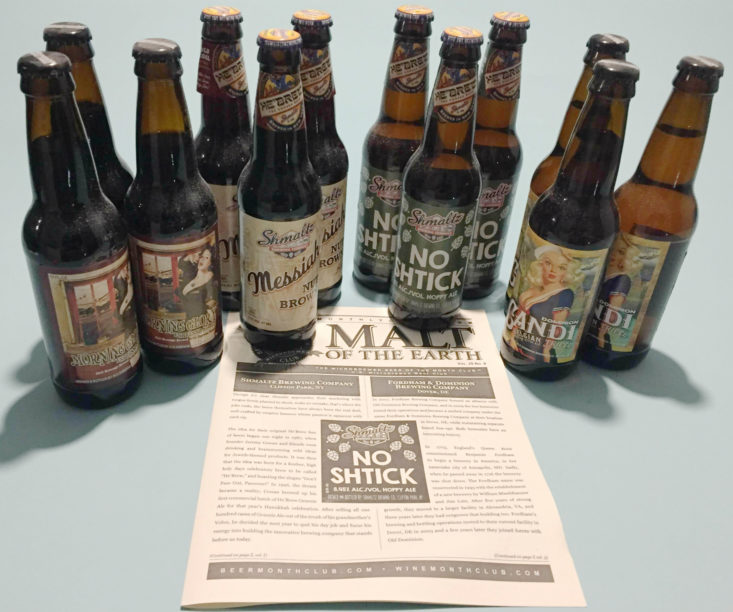 Microbrewed Beer of the Month September 2018 review