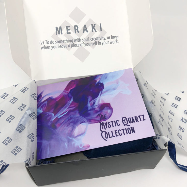 My Meraki Box October 2018 - Box Open Top 2