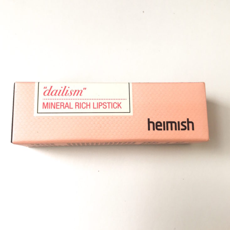 Pink Seoul Plus September October 2018 - Heimish Mineral Rich Lipstick Top
