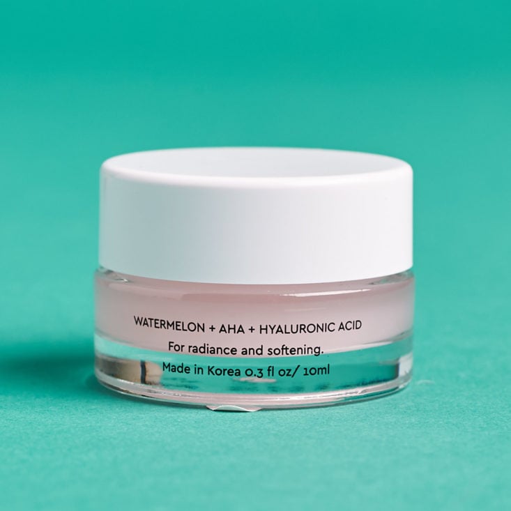 Play! Smarts by Sephora K-Beauty October 2018 - Watermelon Glow Sleeping Mask Back
