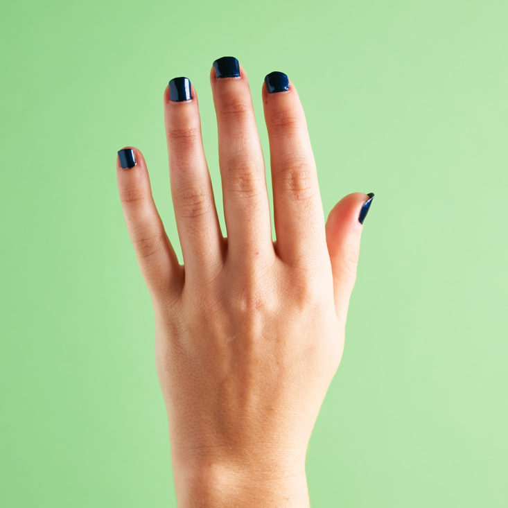 quirky crate nail polish on hand
